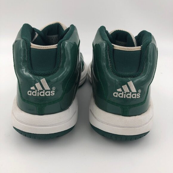 Vintage ADIDAS Pro Model Green Patent Leather Basketball Shoes 2002 US 12M EUC - Picture 4 of 11